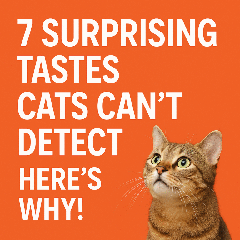 7 Surprising Tastes Cats Can’t Detect – Here’s Why!